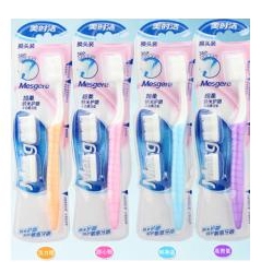  美时洁纳米抗菌换头装牙刷*1（803）（颜色随机）