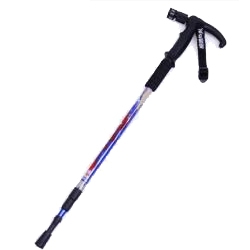 极限户外 墨彩 三节带手电筒登山杖 蓝色 JZ131304005Y0Q